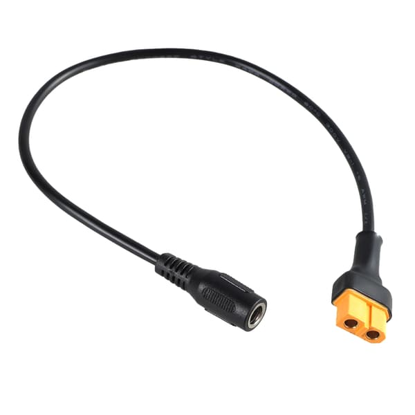 XT60 hun til 5.5x2.1mm DC5521 adapterkabel til solpanel og FPV-skærm