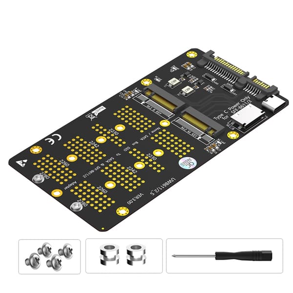 PC Solid Disk Konverteringsadapter med SFF 8611 Grensesnitt for Datamaskin