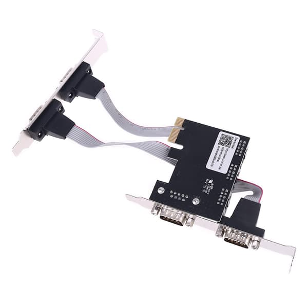 99100 Chipset PCIe 4-portar seriell tilläggskort Multi RS232 DB9 COM Expansion Riser