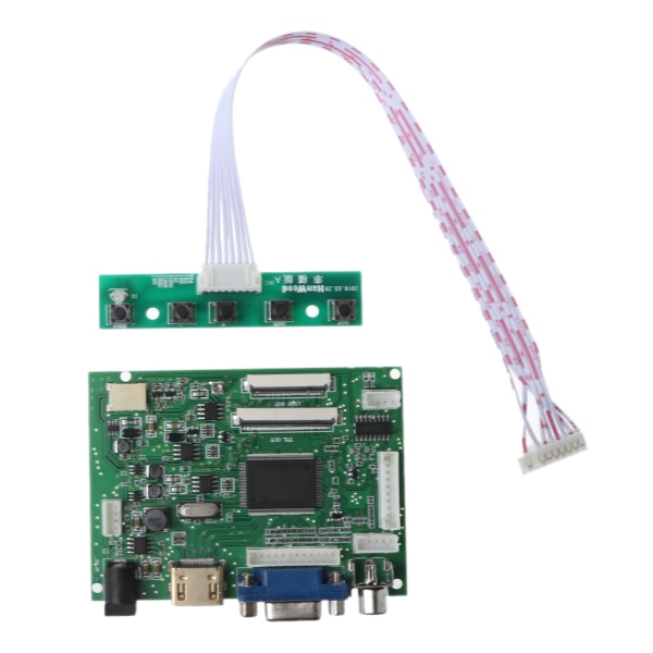 1Set HDMI-kompatibel VGA 2AV 40/50Pin PC Kontrollerkort för Raspberry PI 3