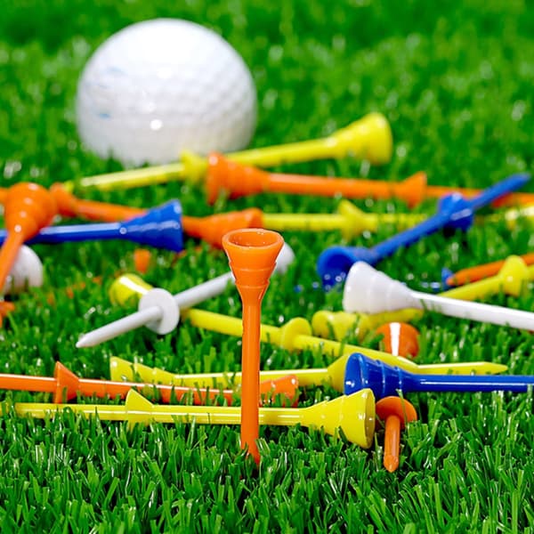 10 st/förpackning Golfbas Slott Golf Support Tees för Långdistans Slagträning