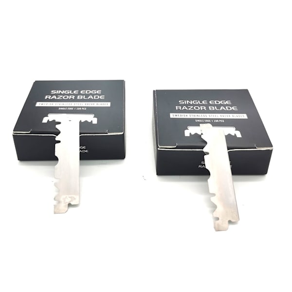 100 st Barberare för rakblad Single Edge för rakblad för Professionell Barb