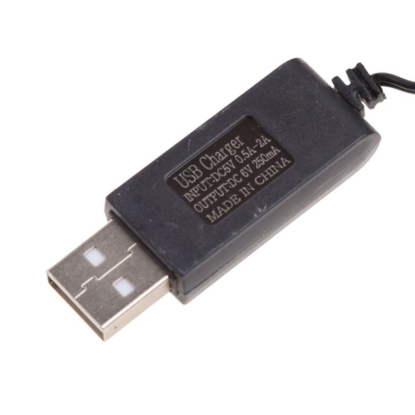 USB 6V 250mA NiMh/NiCd batteri USB laddare för 5S NiMh/NiCd batteripaket, SM 2P elektrisk leksaksladdare för Racing Rc Truck