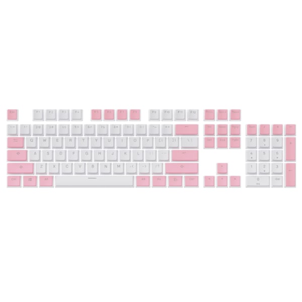 104 nycklar Pudding Keycaps OEM Profil Double Shot PBT Bakgrundsbelysning Keycaps för mekaniskt speltangentbord Cherry Mx Switch 2