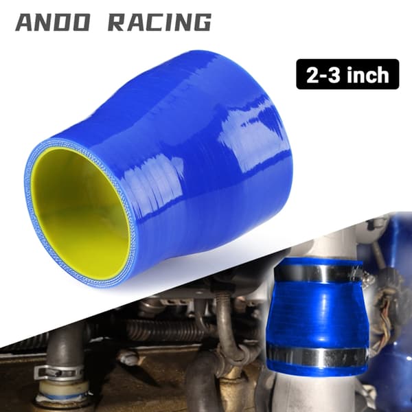 2\"-2.5\"/51mm-64mm Rett Silikonslange Intercooler Koblingsrør