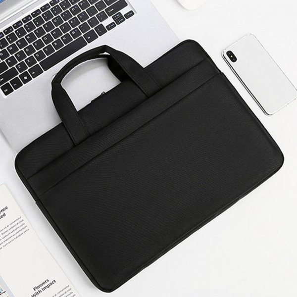 Laptopväska Portfölj Multifunktionshandväska Messenger Bag Datorväska för män Kvinnor Affärsreseväska Gray 15 Inches