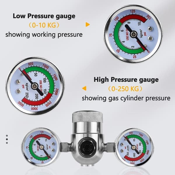 Trykkreguleringsventiler for kremfløtepatroner Tanktrykkregulator
