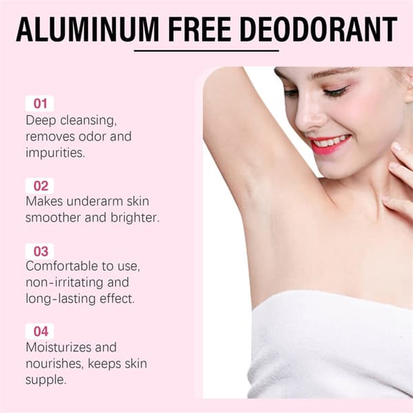 Sødt duftende deodorant til kvinder hududglattende underarmsbehandlingsstift