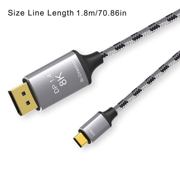 DisplayPort 1.4 - USB C -liitäntä videolähtöön
