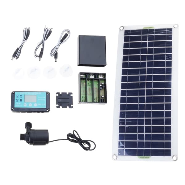 100W Solcellsdriven Vattenpump för Dammar Trädgårdar med Energilagringsbox