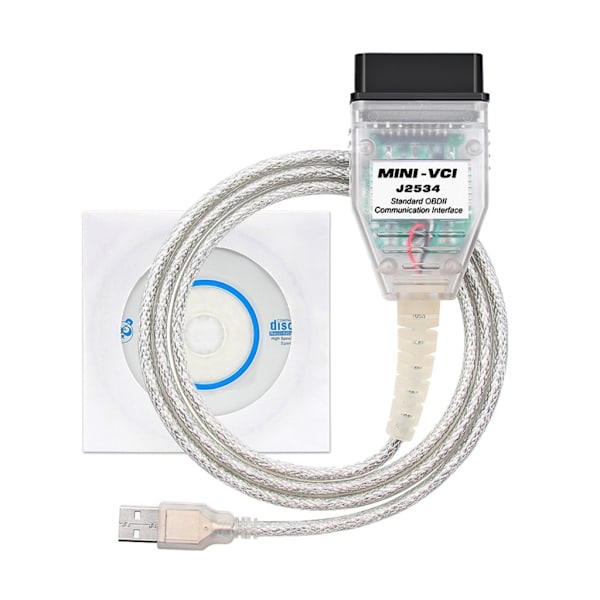 Mini VCITIS OBD2 J2534 med nyeste Techstreams V1800.008