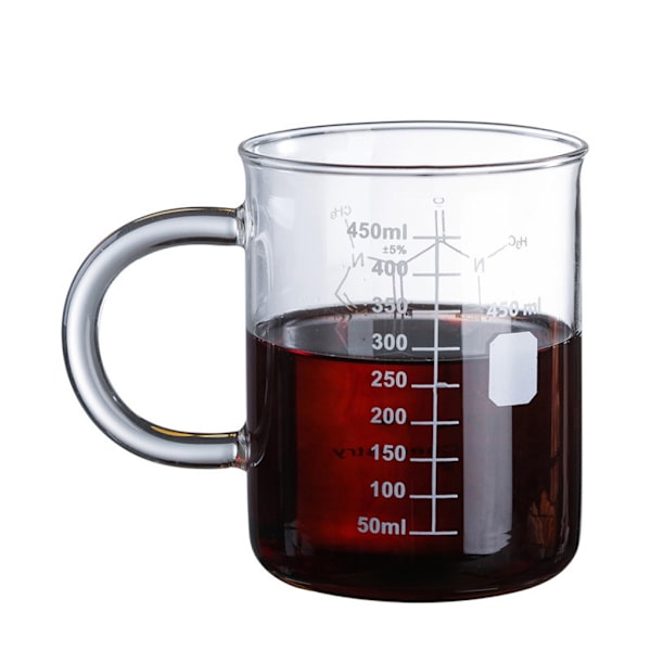 Glaskaffemugg med handtag Ergonomisk design Present till vän Hushåll Hem