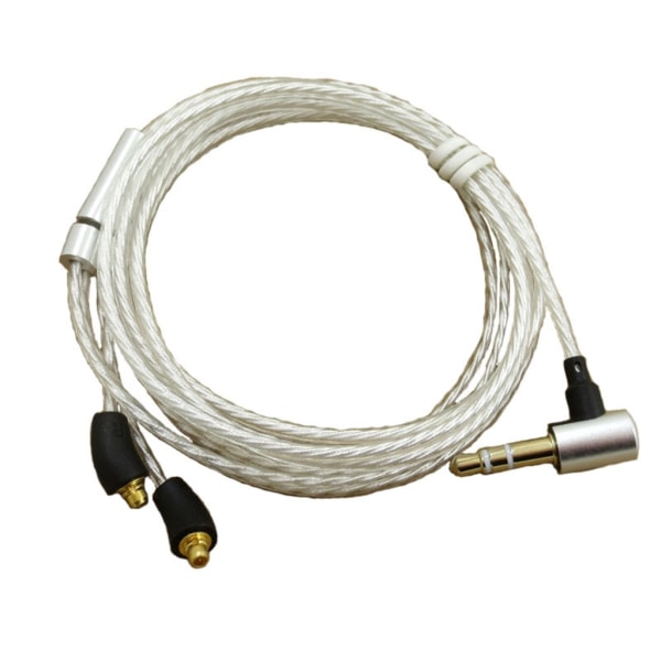 Kvalitets silverpläterad MMCX-kabel för SE535/215 hörlurskabel förbättrar ljudprestanda och komfort 20x0,06 mm kärnor Standard Edition