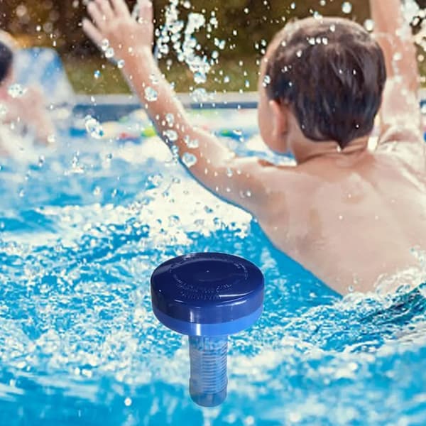 Poolvannsdesinfeksjonsdispenser med skala Poolvannsdesinfiseringsenhet