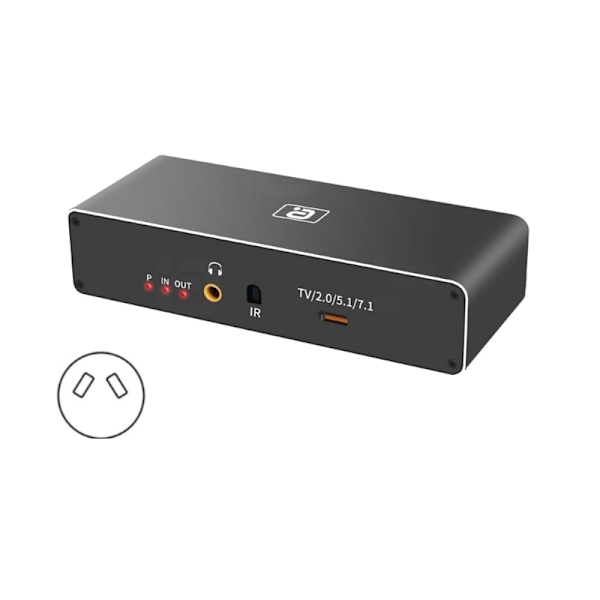 Audio Extractor til 8K60Hz HDMI-kompatibel2.1 Splitter Adapter 8K60Hz 4K120hz Understøtter Optisk/Koaksial/3.5 Udgang DTSHD