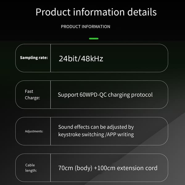 GS20 USB Mini Lydkort Ekstern Lydadapter i Svart for Datamaskiner