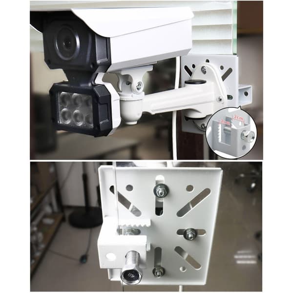 Rustfrit Stål Lodrette Stangmonteringsadapter Stang Stolpe Kameramontering Universal