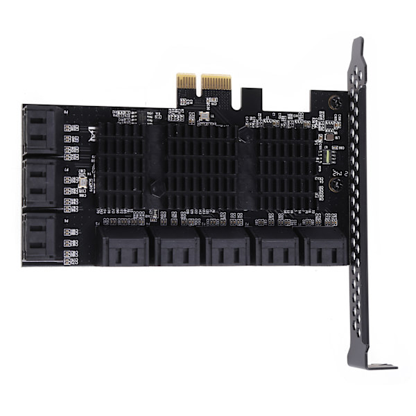 PCIE till SATA III 16-portars styrkort PCIe X1 X4 X8 X16 till SATA 3.0 6Gbps expansionskort Multi-Port hårddiskförstärkare