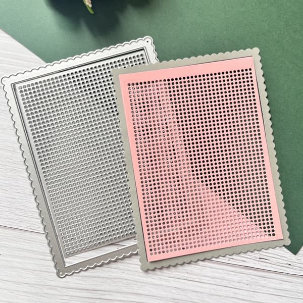 Korsstygn Skärande Dies Präglingsmall Stencil Scrapbooking Kort Dies