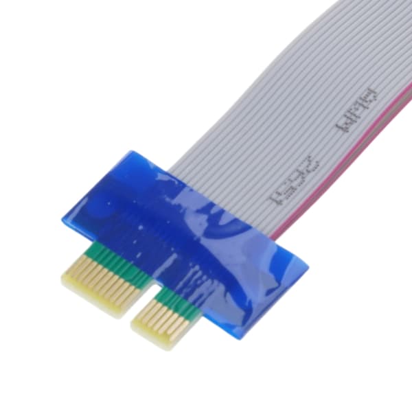 Computer PCI-E forlængeradapterkabel PCIE X1 han til hun Riser-konverter