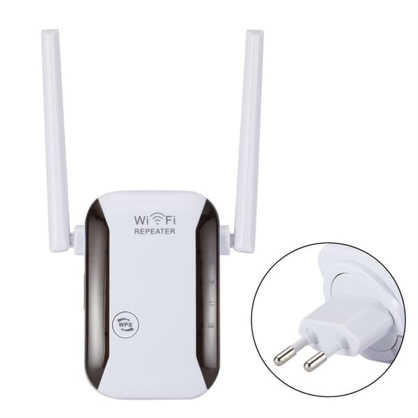 WiFi Range Extender Internet Booster Router Trådløs Signal Repeater Forstærker Fuld Dækning