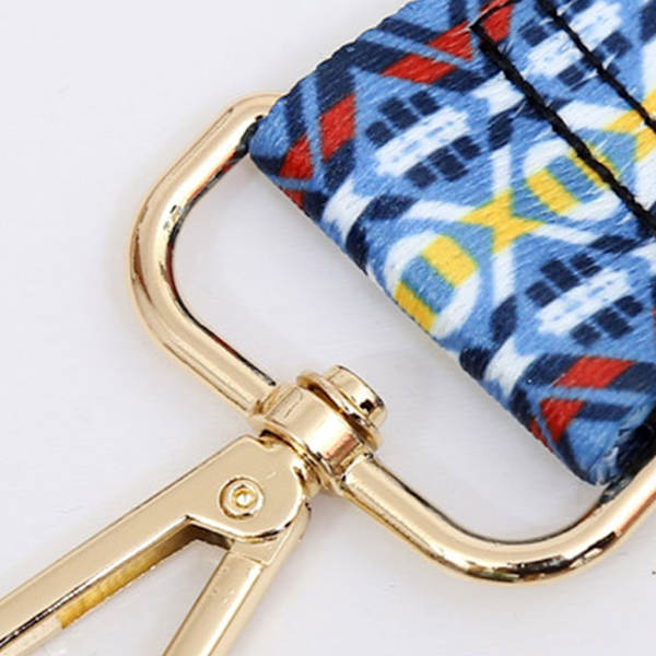 55-tums handväska Axelremsbyte polyesterrem för DIY Lady Purse Crossbody Bag Justerbar rem med spänne Blue 28