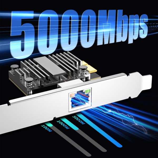 5G Pcie til RJ45 Netværksadapter RTL8126B Chip Gigabit Ethernet Controller