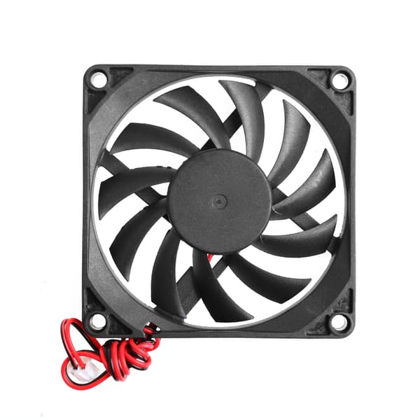 DC12V Køleventilator 8cm DC Børsteløs Høj Hastighed Luftstrøm 2600R Stille PC Miner