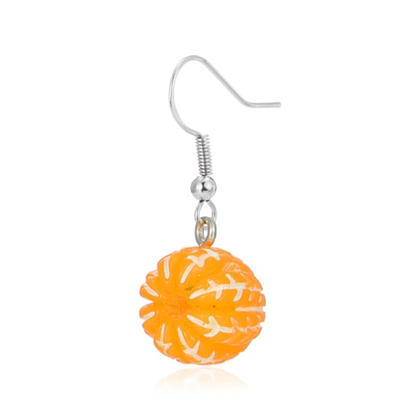 1 par för kreativt uttalande Dingla fruktörhängen mode söta orange fruktörhängen Smycken presenter för kvinnor tjejer