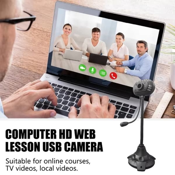 Roterbar USB-kamera med integrerade mikrofoner för interaktiva applikationer