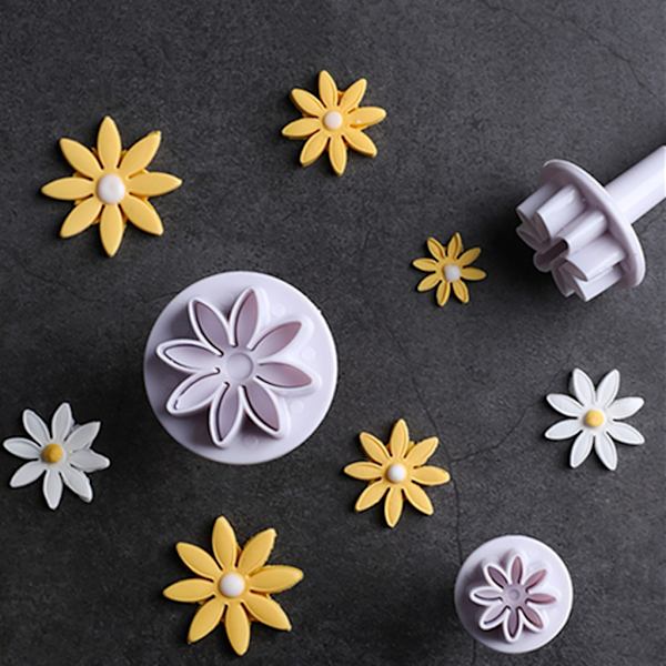3-delade fondantkutter Flerformade molds Baktillbehör Plastmaterial Perfekt bakpresent till bakningsälskaren Diamond