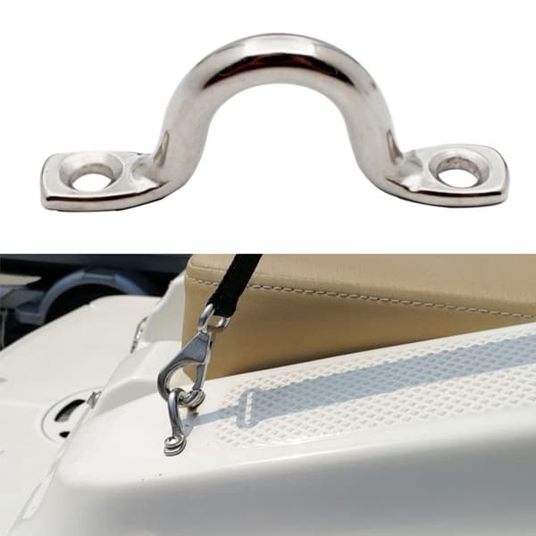 8 stk./10 stk. rustfri stål surringsøjestropper marinebåd top pad øje 8Pcs