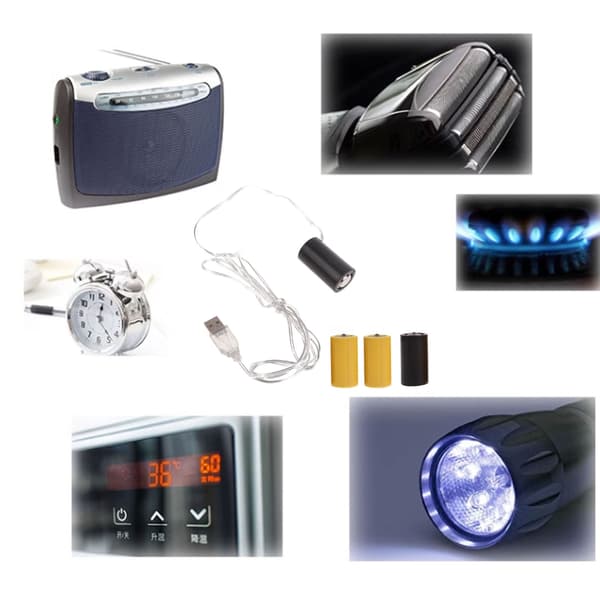 LR14 C batterieliminator USB-strømforsyning erstatter 4,5V 3V C-cellebatteri One for five