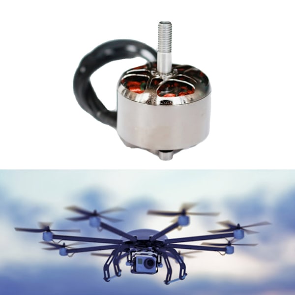 Quadcopter Kraftcentre ECOII 2814 Motor 3 6S 730KV 830KV Stålaksler Multicolor 830KV