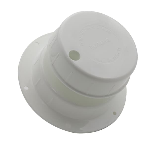 Runde RVs Rørlegger Ventilhette 1-2 3/8 Tommers Rør Kloakkventil Deksel for Tilhenger 2 stk