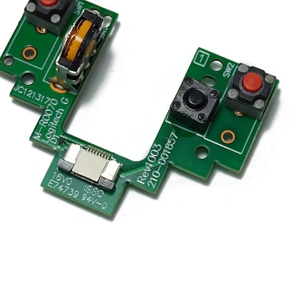 Tysta mikroswitchar med TTC Yellow Core Encoder för tangentbordsknapp PCB för G Pro trådlös spelmus