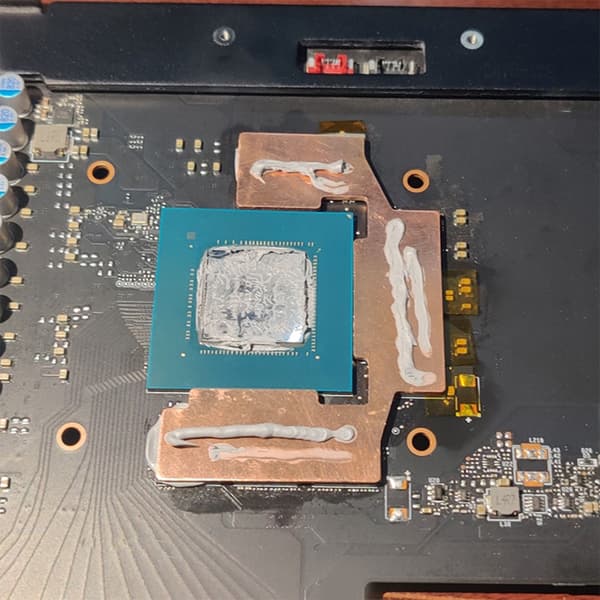 GPU VRAM Hukommelseskøler Termisk Pad Kobber Køleplade Understøtter 3060ti 3070ti