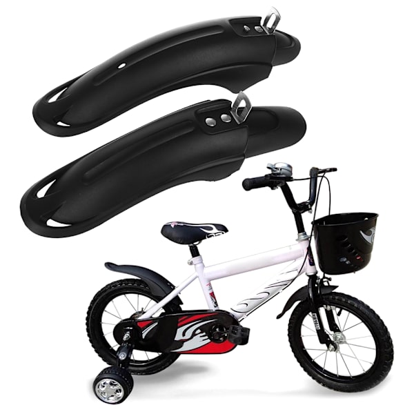1 par cykel för stänkskärm fram och bak Dammtät för 12/14 tum barn B