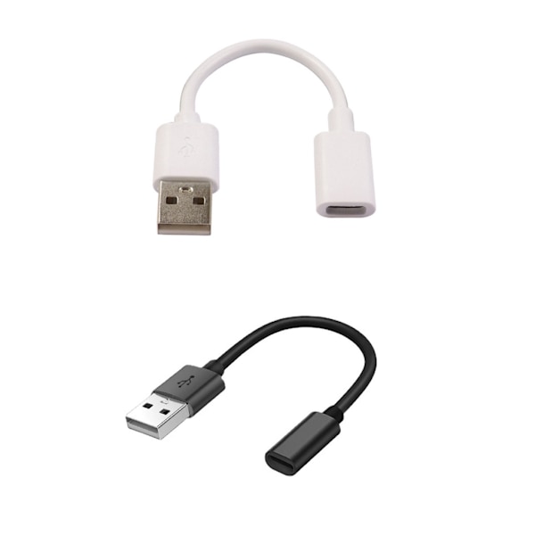 USB2.0 till typ C honförlängningskabel USB C-laddarkabel Ansluter USB -enheter 480 Mbps dataöverföringsledning Black