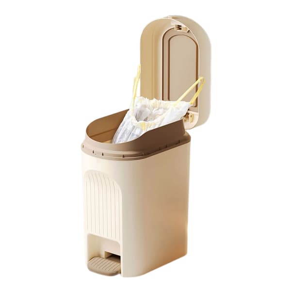 Modern 20L Pedalavfallskärl med trycklock för badrum och kök