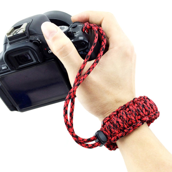 Högpresterande kamera handledsrem High-end kamera handrem Handledsband  Nylon flätad handgjord för digitalkamera Camouflage 66d3 | Camouflage |  0.04 | Fyndiq