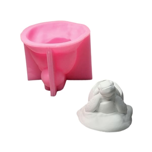 3D Sköldpaddor Form Silikonformar Ornamentformar Gipsformar Gjutformar