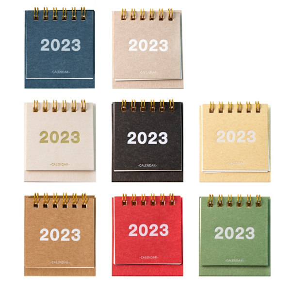 2023 Tecknad Kalender Månadsreferenser från 01/2023 till 12/2023 Stående Bordskalender Planerare för Kontor Skolskrivbord