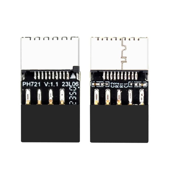 USB2.0 9PIN Han til TypeE 20Pin Hun Adapter Konverter