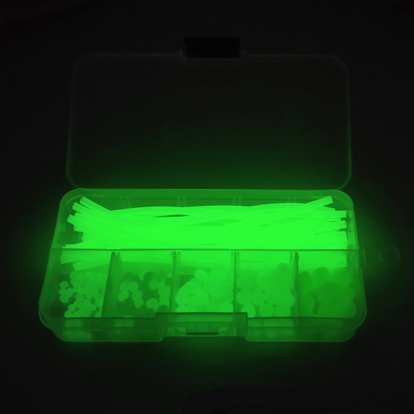 170 st/låda Glow Fishing Diverse ovala pärlor Nattljusrörsredskap A