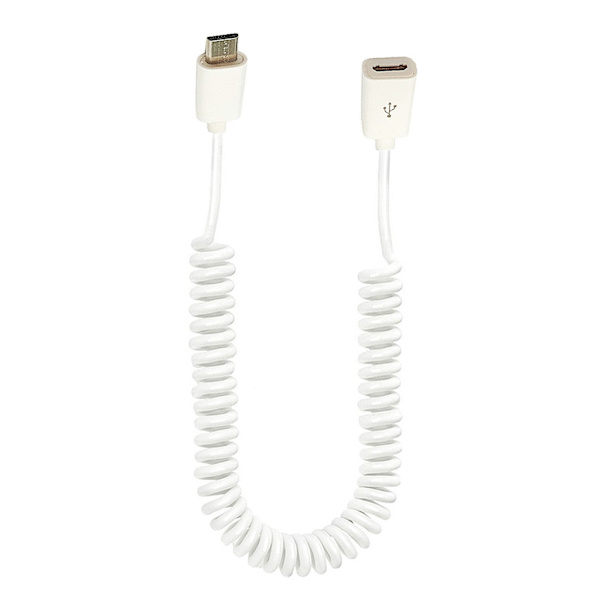 Mikro- USB kabel, hona till hane förlängningsladdningssladd Datatråd Signalstabilitet Överföringslinje 100cm/300cm Black 1m