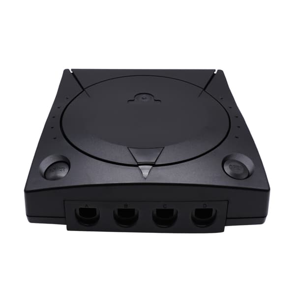 Ersättningsplast för skal Translucent för case för SEGA Dreamcast för DC Retro videospelskonsollåda Black