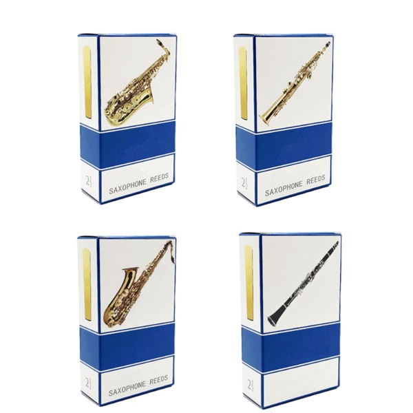 10 st/ Låda G altsaxofonrör Normal nivå G altsaxofon Saxrör styrka 2,5 för nybörjare Alto Saxophone