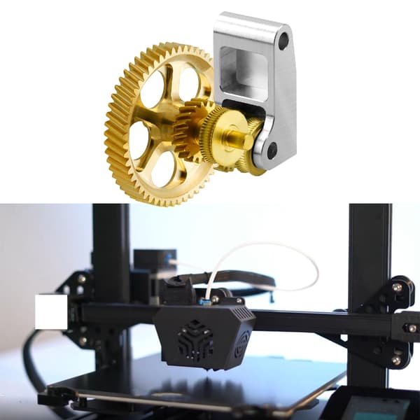 Presisjonsmaskinert aluminiumarm forbedrer girposisjonering for 3D-printere