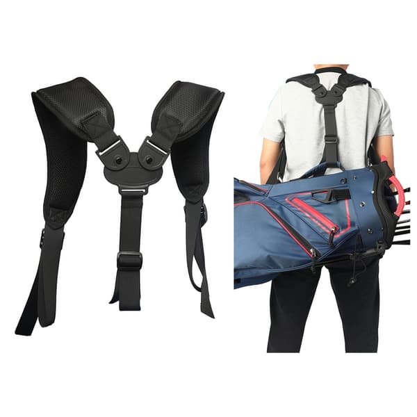 Universal Golfbag Dobbelt Skulderstropper Golf Bæretaske Rem Holdbar